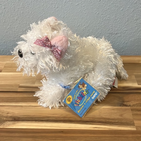Retired White Terrier Webkinz WITH CODE - Picture 2 of 4